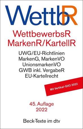 Wettbewerbsrecht, Markenrecht und Kartellrecht von Köhler,  Helmut