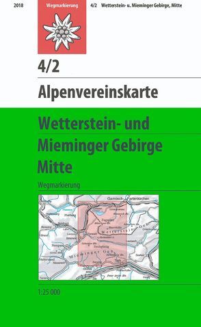 Wetterstein und Mieminger Gebirge, Mitte von Deutscher Alpenverein