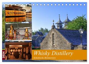 Whisky Distillery – Schottische Brennereien (Tischkalender 2024 DIN A5 quer), CALVENDO Monatskalender von Härlein,  Peter