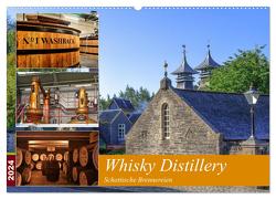 Whisky Distillery – Schottische Brennereien (Wandkalender 2024 DIN A2 quer), CALVENDO Monatskalender von Härlein,  Peter