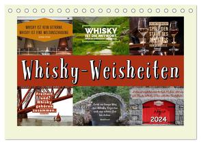 Whisky-Weisheiten (Tischkalender 2024 DIN A5 quer), CALVENDO Monatskalender von Grau,  Anke