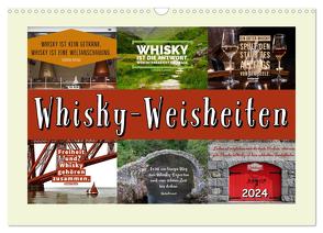 Whisky-Weisheiten (Wandkalender 2024 DIN A3 quer), CALVENDO Monatskalender von Grau,  Anke