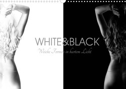 White and Black – Weibliche Formen in hartem Licht (Wandkalender 2022 DIN A3 quer) von Frost,  Bernd