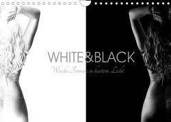 White and Black – Weibliche Formen in hartem Licht (Wandkalender 2022 DIN A4 quer) von Frost,  Bernd