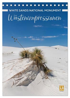 WHITE SANDS NATIONAL MONUMENT Wüstenimpressionen (Tischkalender 2024 DIN A5 hoch), CALVENDO Monatskalender von Viola,  Melanie