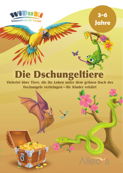 „WiBuKi“ Wissensbuch für Kinder: Die Dschungleltiere von Alexikova,  Victoria, Domberger,  Jörg, Engleitner,  Edith