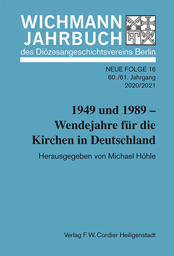 Wichmann-Jahrbuch des Diözesangeschichtsvereins Berlin von Höhle,  Michael
