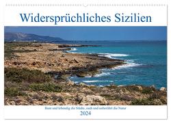 Widersprüchliches Sizilien (Wandkalender 2024 DIN A2 quer), CALVENDO Monatskalender von Matejka,  Birgit