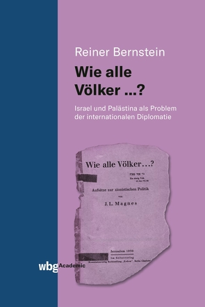 Wie alle Völker …? von Bernstein,  Reiner