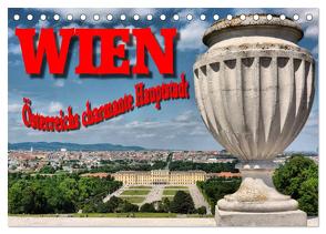 Wien – Österreichs charmante Hauptstadt (Tischkalender 2024 DIN A5 quer), CALVENDO Monatskalender von Bartruff,  Thomas