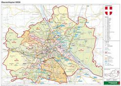 Wien politisch – A3, Planokarte 1:85.000 von Freytag-Berndt und Artaria KG