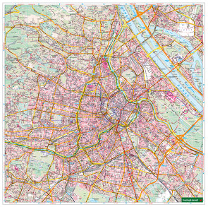 Wien, Stadtplan 1:20.000, Magnetmarkiertafel, freytag & berndt