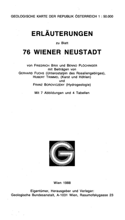 Wiener Neustadt von Boroviczeny,  Franz, Brix,  Friedrich, Fuchs,  Gerhard, Plöchinger,  Benno, Trimmel,  Hubert