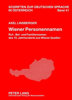 Wiener Personennamen von Linsberger,  Axel