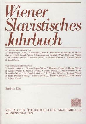 Wiener Slavistisches Jahrbuch / Wiener Slavistisches Jahrbuch Band 48/ 2002 von Slavistik,  Institut für