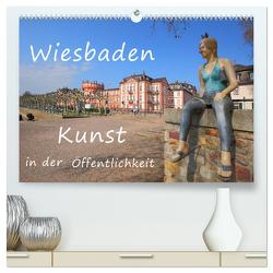 Wiesbaden Kunst in der Öffentlichkeit (hochwertiger Premium Wandkalender 2024 DIN A2 quer), Kunstdruck in Hochglanz von Abele,  Gerald