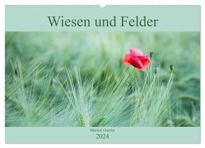 Wiesen und Felder (Wandkalender 2024 DIN A2 quer), CALVENDO Monatskalender von Gartler,  Marion
