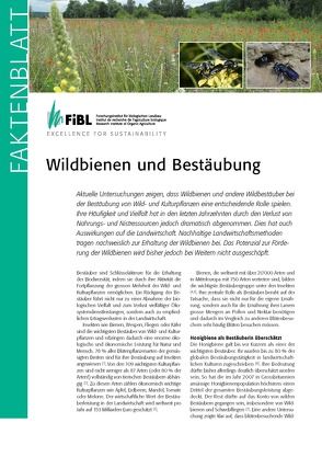 Wildbienen und Bestäubung von Mueller,  Andreas, Pfiffner,  Lukas