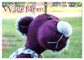 Wilde Bären – Teddybär-Porträts voller Charakter (Tischkalender 2024 DIN A5 quer), CALVENDO Monatskalender von Koepp (VauKa),  Verena