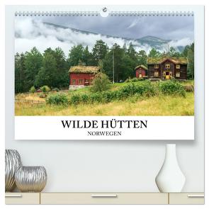Wilde Hütten Norwegen (hochwertiger Premium Wandkalender 2024 DIN A2 quer), Kunstdruck in Hochglanz von wildeyes,  wildeyes