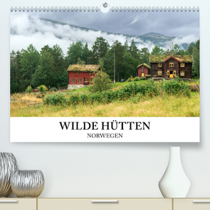 Wilde Hütten Norwegen (Premium, hochwertiger DIN A2 Wandkalender 2022, Kunstdruck in Hochglanz) von wildeyes