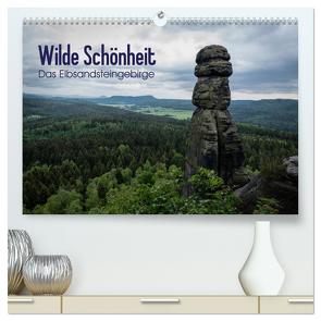 Wilde Schönheit – Das Elbsandsteingebirge (hochwertiger Premium Wandkalender 2024 DIN A2 quer), Kunstdruck in Hochglanz von Krebs,  Thomas