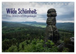 Wilde Schönheit – Das Elbsandsteingebirge (Tischkalender 2024 DIN A5 quer), CALVENDO Monatskalender von Krebs,  Thomas