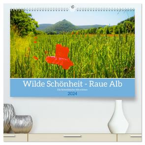Wilde Schönheit – Raue Alb (hochwertiger Premium Wandkalender 2024 DIN A2 quer), Kunstdruck in Hochglanz von Maas,  Christoph