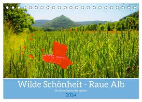 Wilde Schönheit – Raue Alb (Tischkalender 2024 DIN A5 quer), CALVENDO Monatskalender von Maas,  Christoph