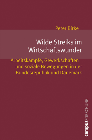 Wilde Streiks im Wirtschaftswunder von Birke,  Peter