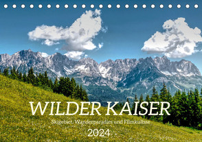 Wilder Kaiser – Skigebiet, Wanderparadies und Filmkulisse (Tischkalender 2024 DIN A5 quer), CALVENDO Monatskalender von Vieweg,  Chistof