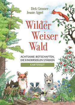 Wilder Weiser Wald. Achtsame Botschaften, die Kinderseelen stärken. Kartenset von Appel,  Jennie, Grosser,  Dirk, Kuka,  Brigitte