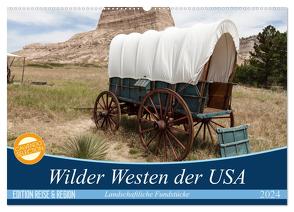 Wilder Westen USA (Wandkalender 2024 DIN A2 quer), CALVENDO Monatskalender von Leitz,  Patrick