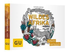 Wildes Afrika: Postkartenbuch zum Ausmalen von Kamyam,  Suthipa