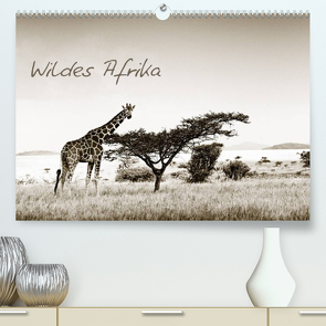 Wildes Afrika (Premium, hochwertiger DIN A2 Wandkalender 2023, Kunstdruck in Hochglanz) von Tiedge - Wanyamacollection,  Klaus