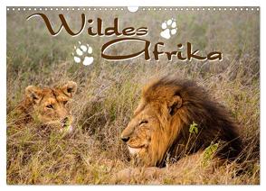 Wildes Afrika (Wandkalender 2024 DIN A3 quer), CALVENDO Monatskalender