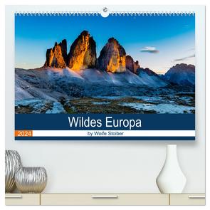 Wildes Europa (hochwertiger Premium Wandkalender 2024 DIN A2 quer), Kunstdruck in Hochglanz von Stoiber,  Woife