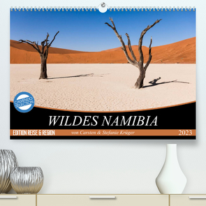 Wildes Namibia (Premium, hochwertiger DIN A2 Wandkalender 2023, Kunstdruck in Hochglanz) von & Stefanie Krüger,  Carsten
