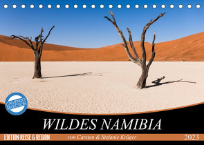 Wildes Namibia (Tischkalender 2023 DIN A5 quer) von & Stefanie Krüger,  Carsten
