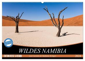 Wildes Namibia (Wandkalender 2024 DIN A2 quer), CALVENDO Monatskalender von & Stefanie Krüger,  Carsten