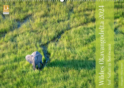 Wildes Okavangodelta (Wandkalender 2024 DIN A2 quer), CALVENDO Monatskalender von Trüssel,  Silvia