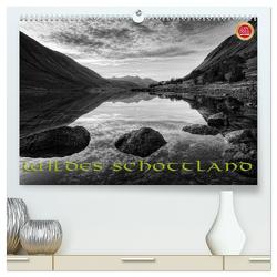 Wildes Schottland (hochwertiger Premium Wandkalender 2024 DIN A2 quer), Kunstdruck in Hochglanz von Cross,  Martina