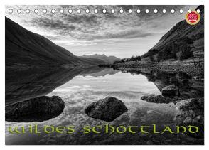 Wildes Schottland (Tischkalender 2024 DIN A5 quer), CALVENDO Monatskalender von Cross,  Martina