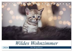 Wildes Wohnzimmer – Die Bengalkatze (Tischkalender 2024 DIN A5 quer), CALVENDO Monatskalender von meets Elos Photography,  Robyn