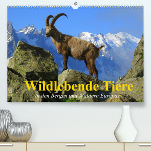 Wildlebende Tiere in den Bergen und Wäldern Europas (Premium, hochwertiger DIN A2 Wandkalender 2022, Kunstdruck in Hochglanz) von Stanzer,  Elisabeth