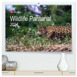 Wildlife Pantanal 2024 (hochwertiger Premium Wandkalender 2024 DIN A2 quer), Kunstdruck in Hochglanz von Bergwitz,  Uwe