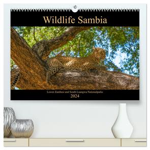 Wildlife Sambia (hochwertiger Premium Wandkalender 2024 DIN A2 quer), Kunstdruck in Hochglanz von Photo4emotion.com,  Photo4emotion.com