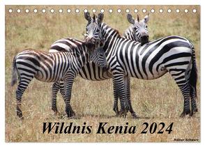 Wildnis Kenia 2024 (Tischkalender 2024 DIN A5 quer), CALVENDO Monatskalender von Schwarz,  Rainer