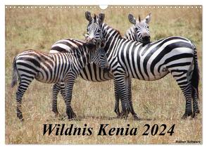 Wildnis Kenia 2024 (Wandkalender 2024 DIN A3 quer), CALVENDO Monatskalender von Schwarz,  Rainer