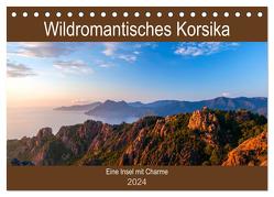 Wildromatisches Korsika (Tischkalender 2024 DIN A5 quer), CALVENDO Monatskalender von Webeler,  Janita